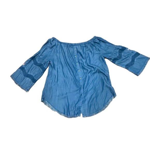 Chelsea & Theodore Blue Denim Pants - Picture 11 of 13